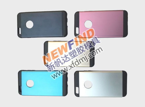 iphone6 plus雙色手機保護套塑膠模具 iphone6 plus雙色手機保護套塑膠模具