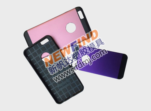 iphone6雙色鋁片手機保護套模具