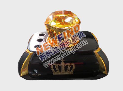 精密車載香水座凈化器香薰機塑膠外殼模具光uv鍍金移印 精密車載香水座凈化器香薰機塑膠外殼模具光uv鍍金移印