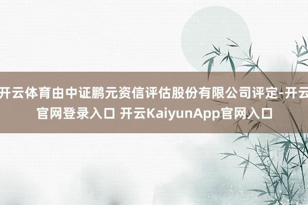 開云體育由中證鵬元資信評估股份有限公司評定-開云官網(wǎng)登錄入口 開云KaiyunApp官網(wǎng)入口